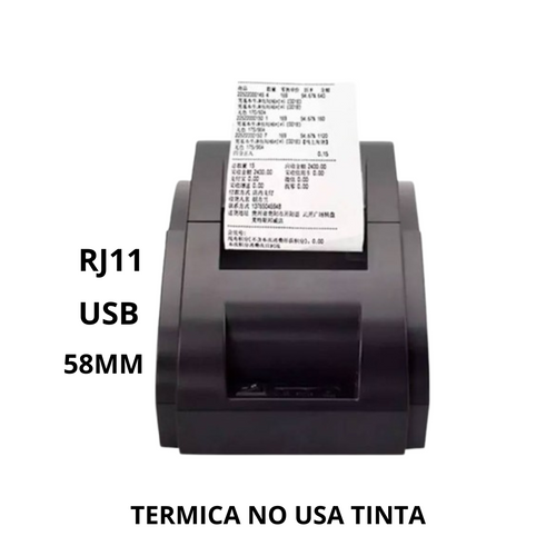 Impresora Térmica POS de 58mm | Modelo 5890F USB